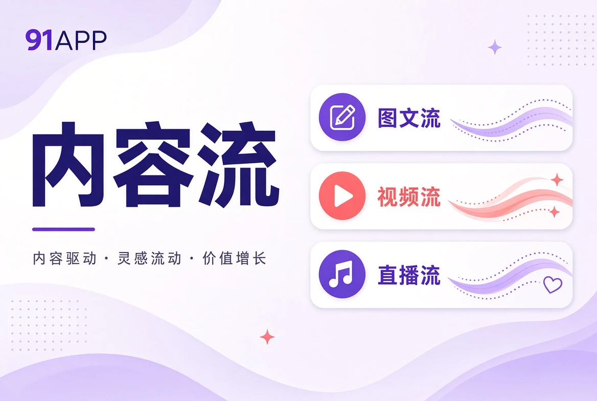 91APP内容河题材导览视觉